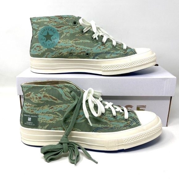 💖MEGA SALE💖Converse Men 172397C CHUCK 70 MID SEA Spray Fossil Green  Sneakers - Picture 2 of 11